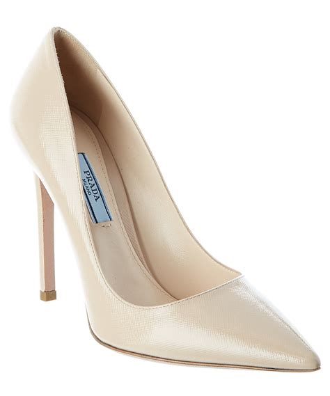 prada saffiano patent pointy toe pump|Prada Patent Saffiano Pointed.